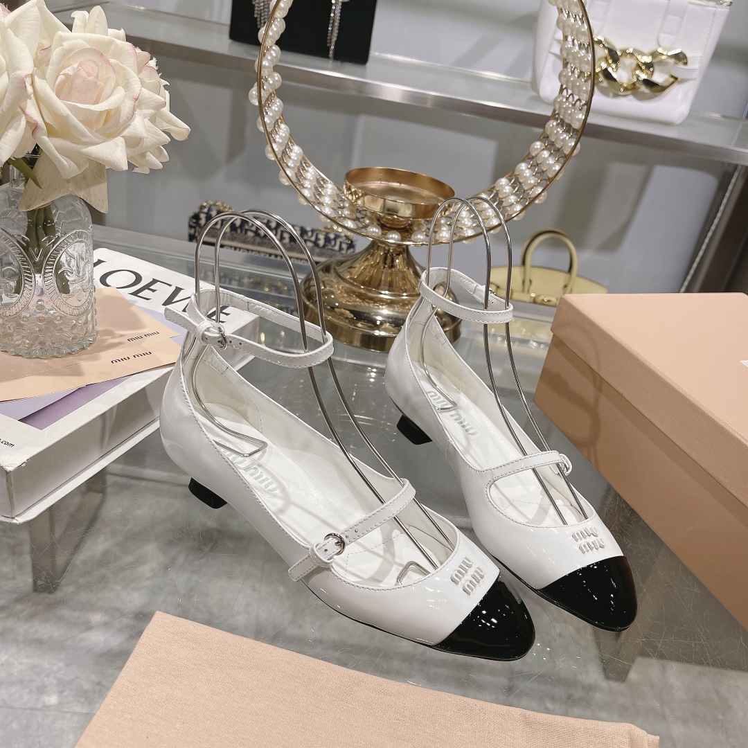 即発送！2024新作 ミュウミュウ ハイヒール スーパーコピー ヒール3.5cm