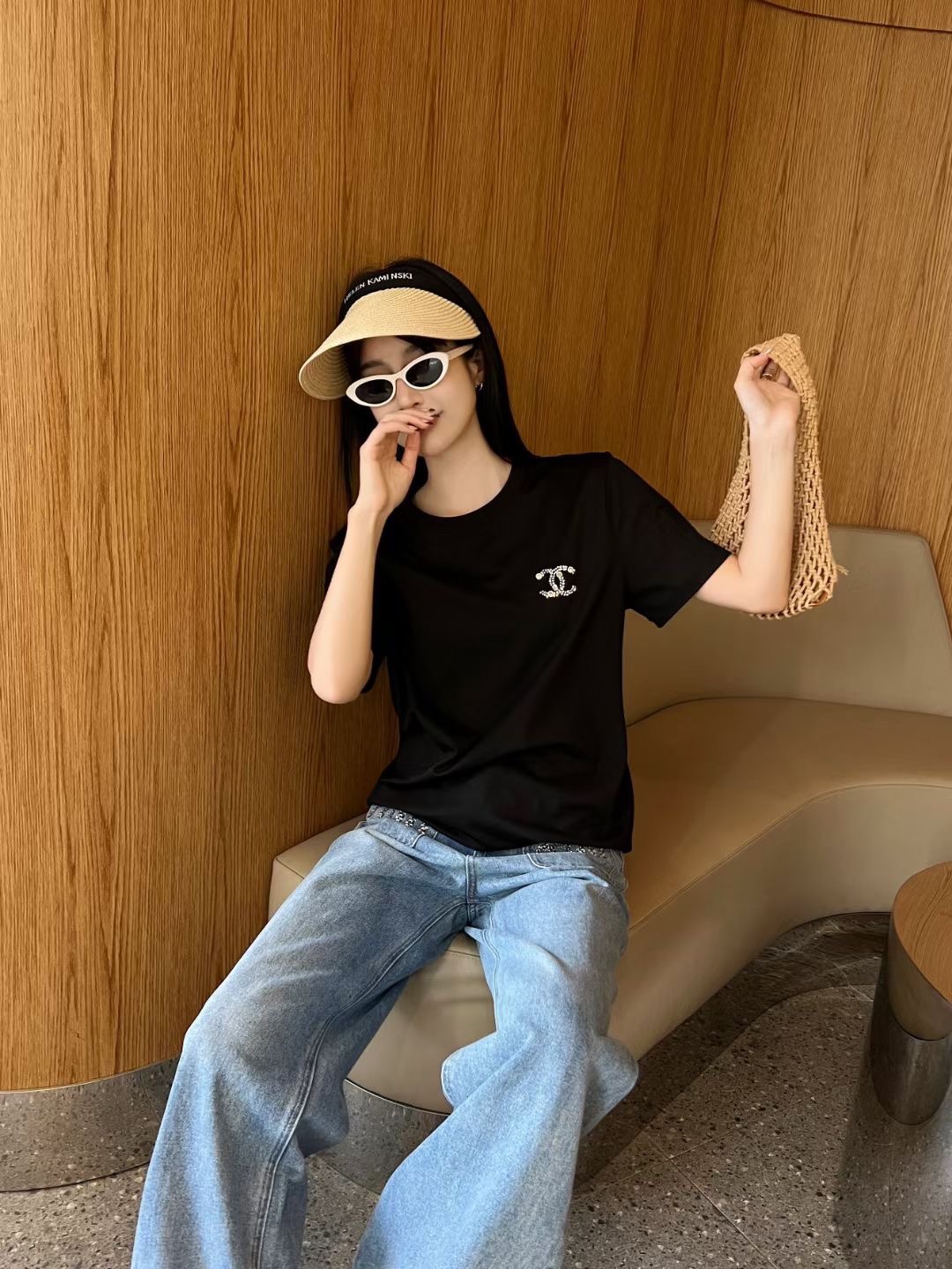 超限定♪ 2024 シャネル 新作 半袖Tシャツ 偽物