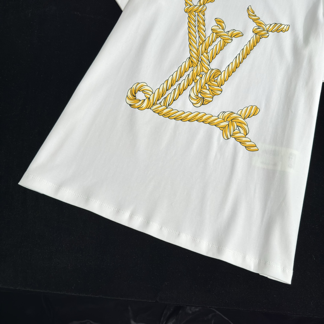 完売必至 2024 ルイヴィトン 新作 半袖Tシャツ 偽物