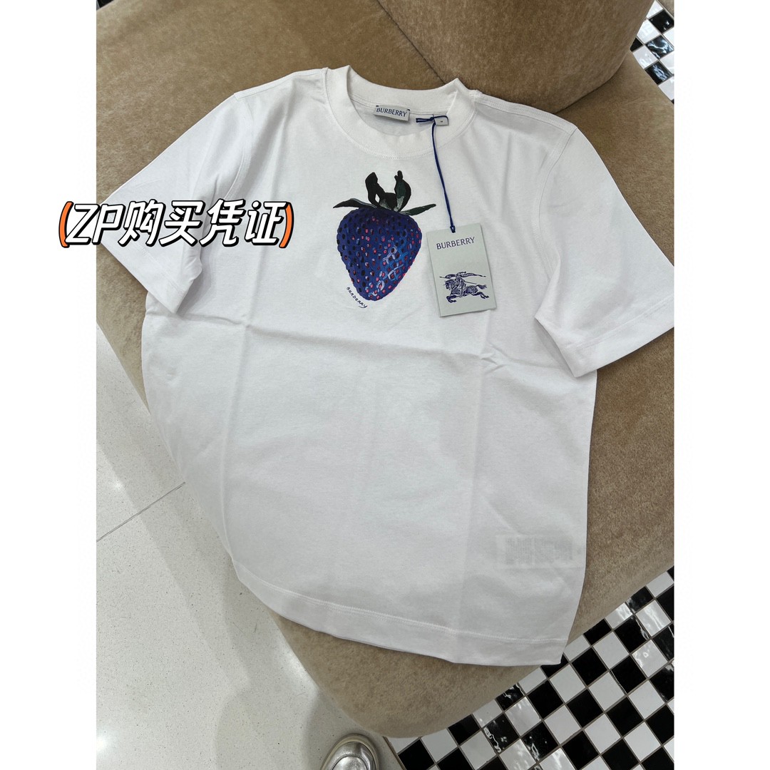 ☆超人気☆ 2024 バーバリー 新作 半袖Tシャツ 偽物