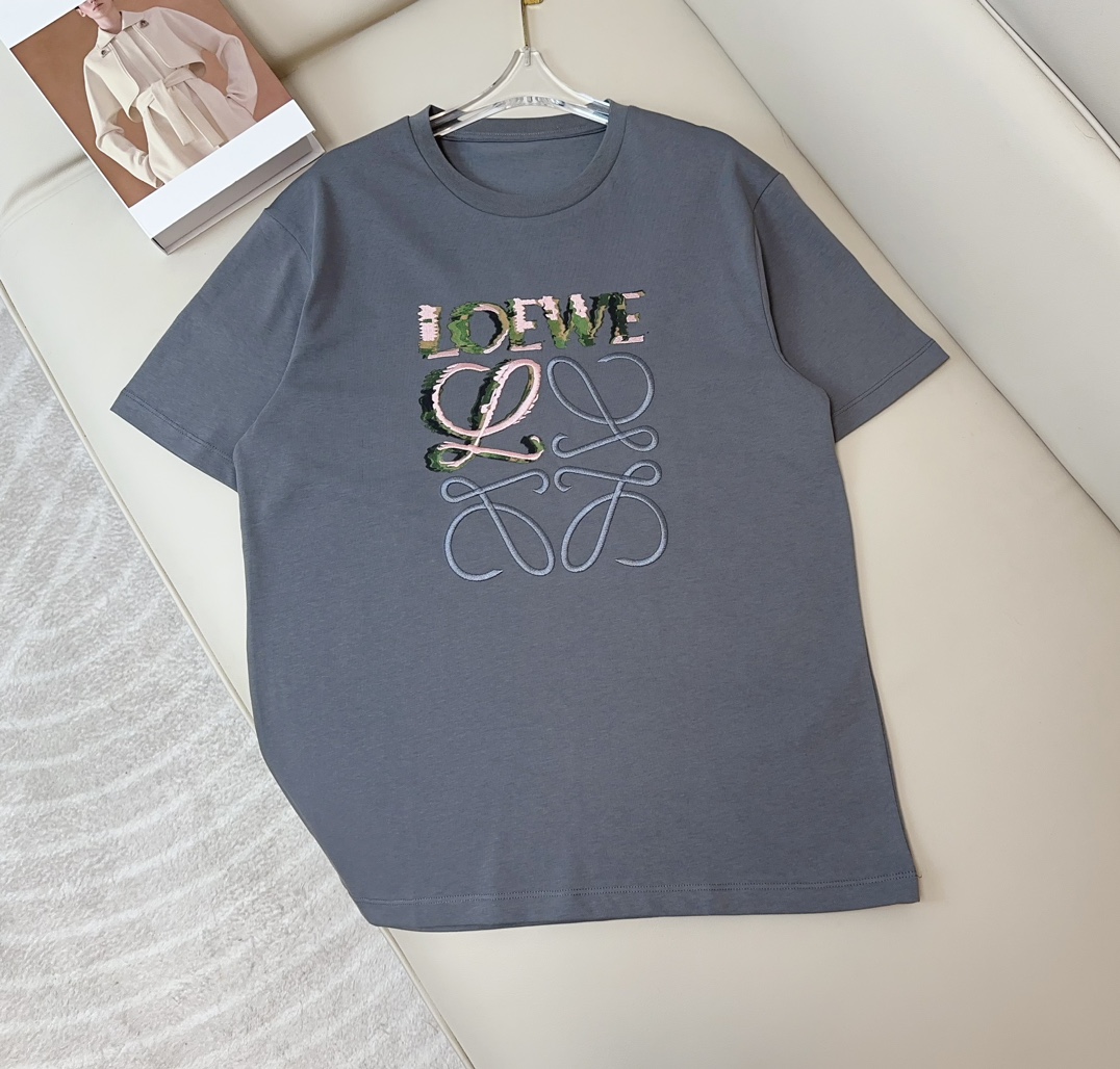 超限定♪ 2024 ロエベ 新作 半袖Tシャツ 偽物