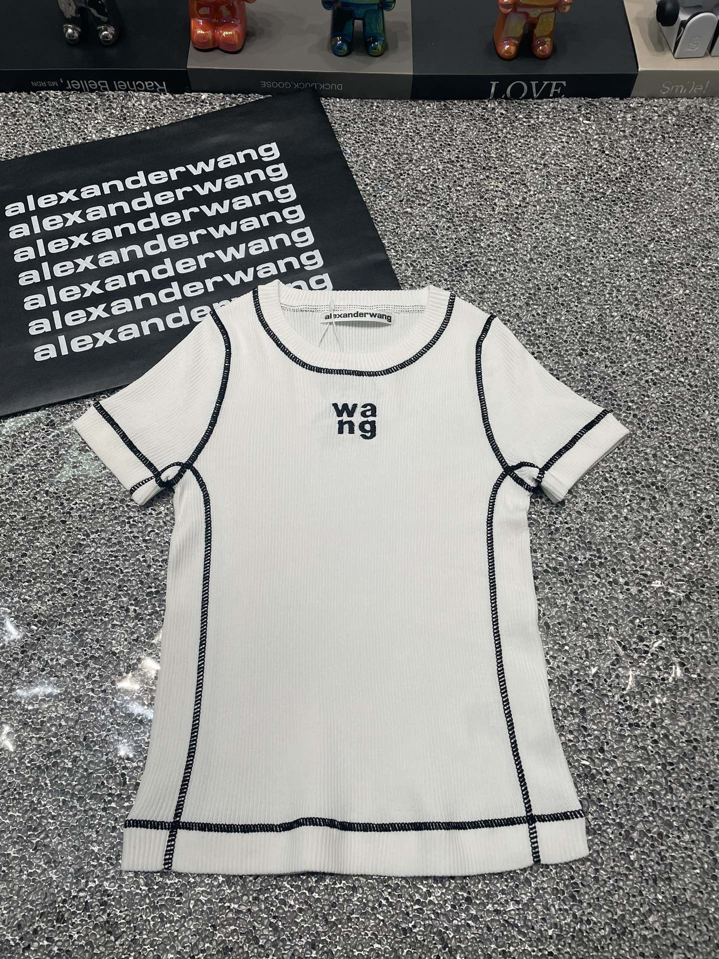 使い勝手良 2024 アレキサンダー・ワン 新作 半袖Tシャツ コピー 3色