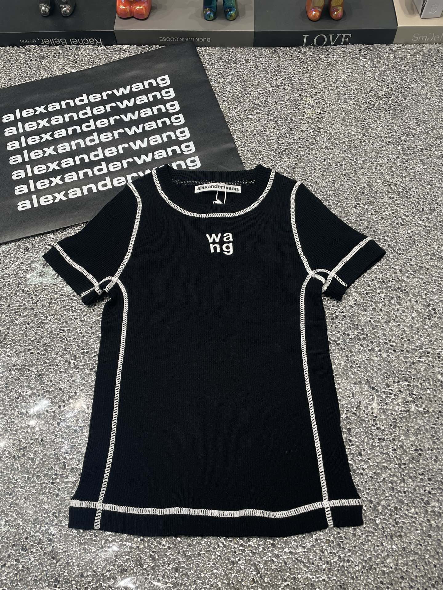 使い勝手良 2024 アレキサンダー・ワン 新作 半袖Tシャツ コピー 3色