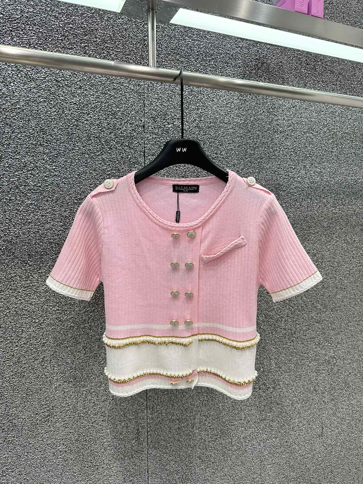 使い勝手良し 2024 バルマン 新作 半袖Tシャツ コピー 2色