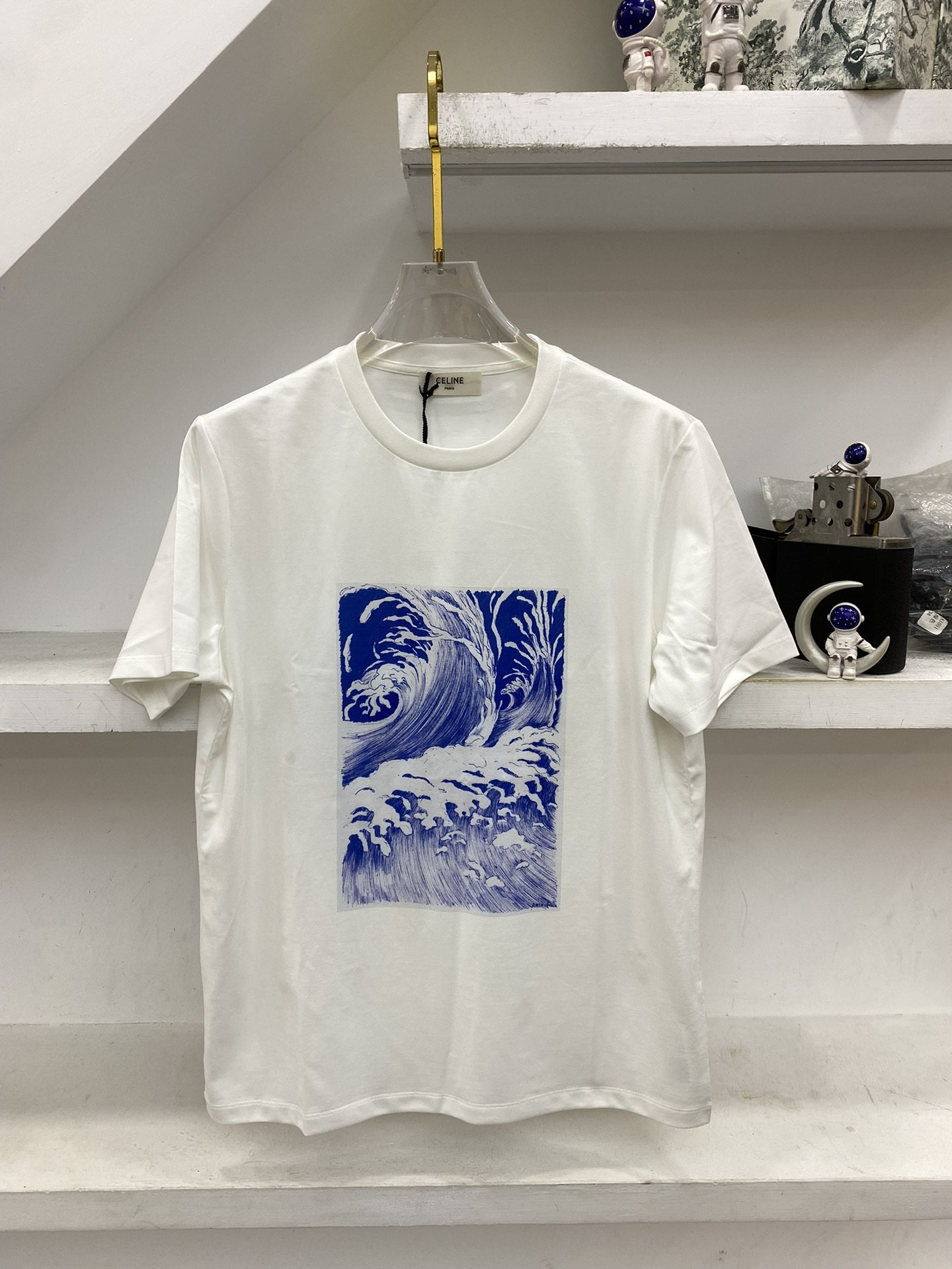 累積売上総額第１位！2024 セリーヌ 新作 半袖Tシャツ スーパーコピー 2色
