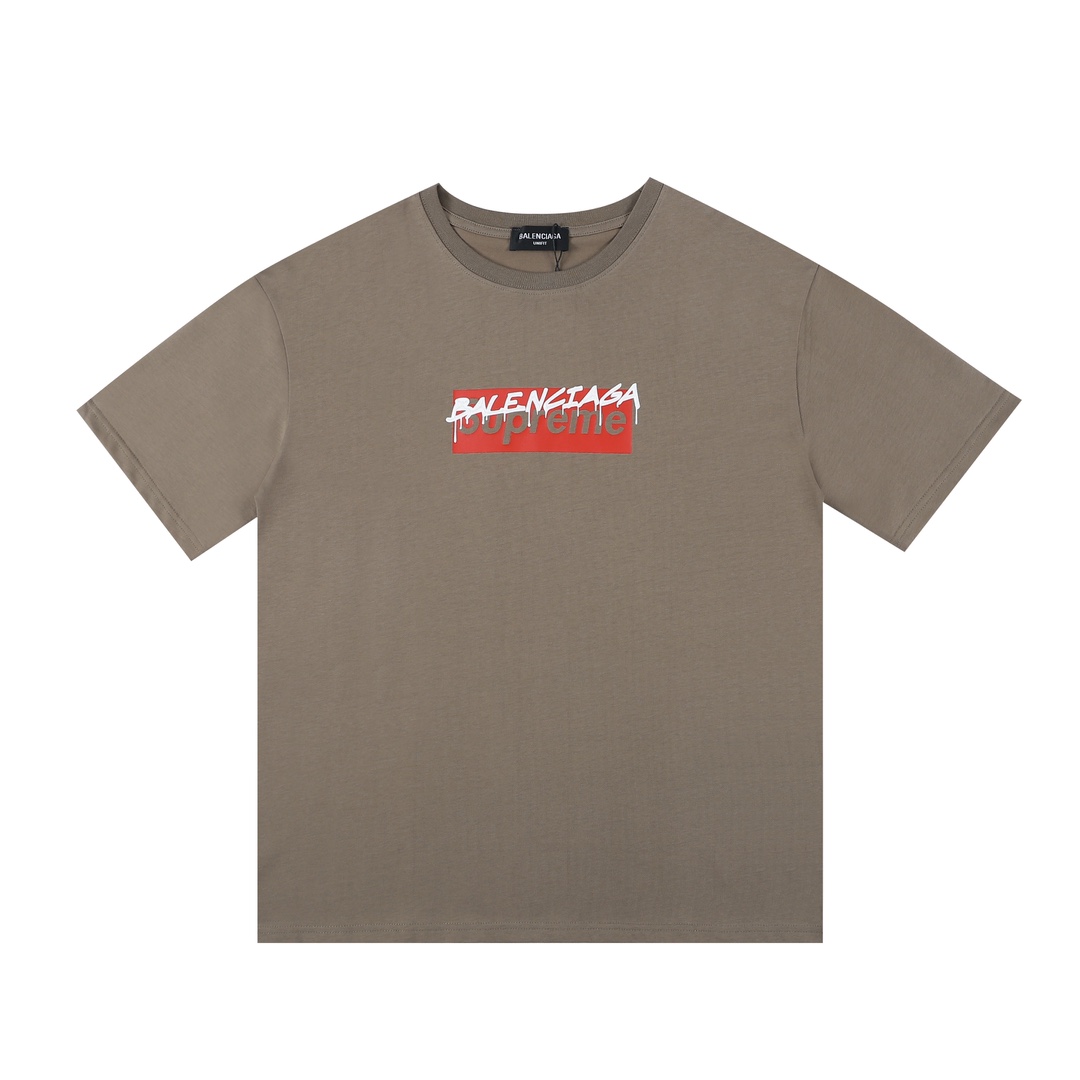 完売前に！2024 シュプリーム x バレンシアガ 新作 半袖Tシャツ コピー