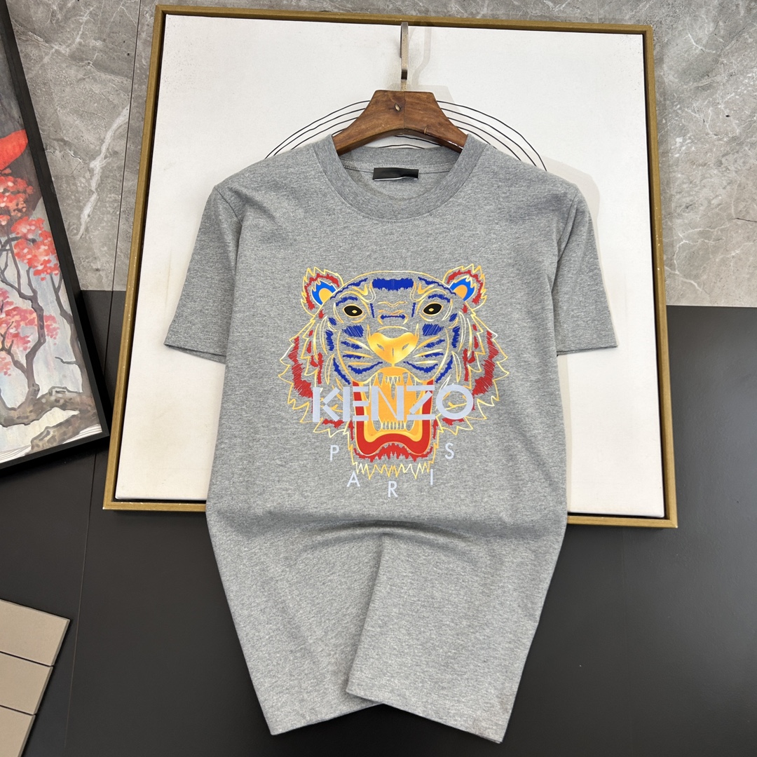 日本未入荷 2024 ケンゾー 新作 半袖Tシャツ 偽物 7色