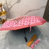 注目度抜群！2024 ルイヴィトン 新作 雨晴兼用折りたたみ傘自動開閉 偽物