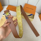目を惹くカラー ルイヴィトン 新作 メンズベルト 偽物