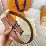 超希少！ルイヴィトン 新作 レディースベルト コピー 30mm