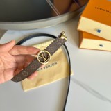 使い勝手良し ルイヴィトン 新作 レディースベルト スーパーコピー 20mm
