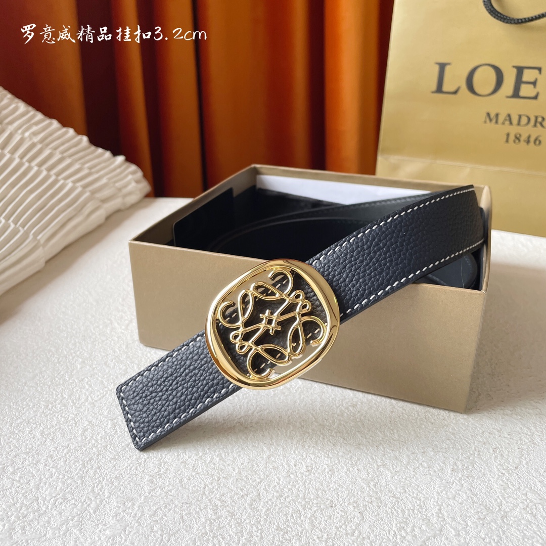 高品質 ロエベ 新作 レディースベルト 偽物 32mm
