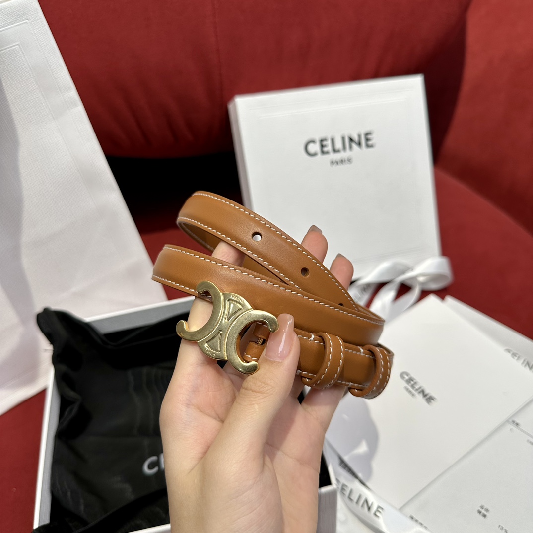 注目アイテム☆ セリーヌ 新作 レディースベルト 偽物 18mm