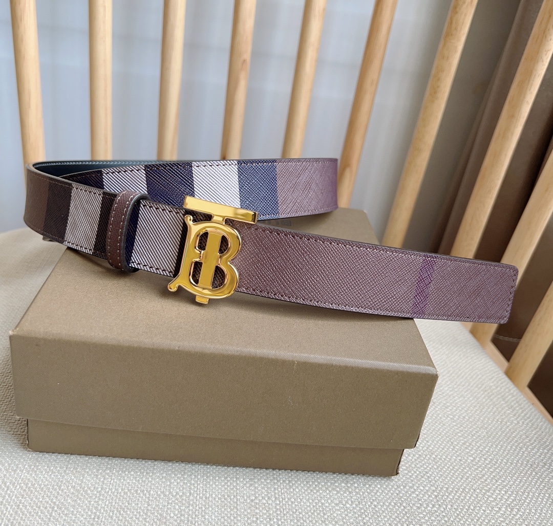 超希少！バーバリー 新作 メンズベルト コピー 30mm
