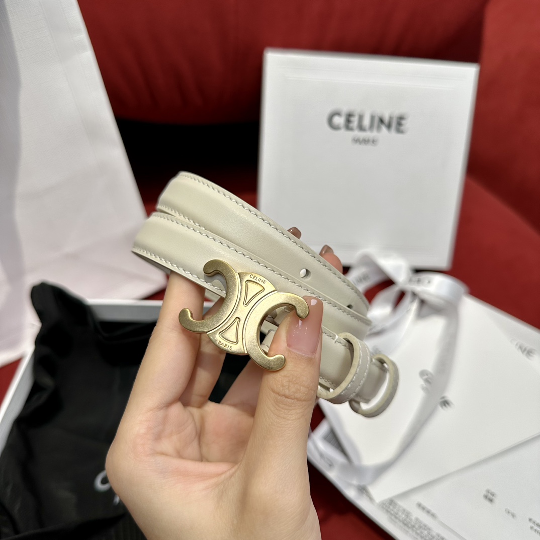 使い勝手良 セリーヌ 新作 レディースベルト コピー 18mm