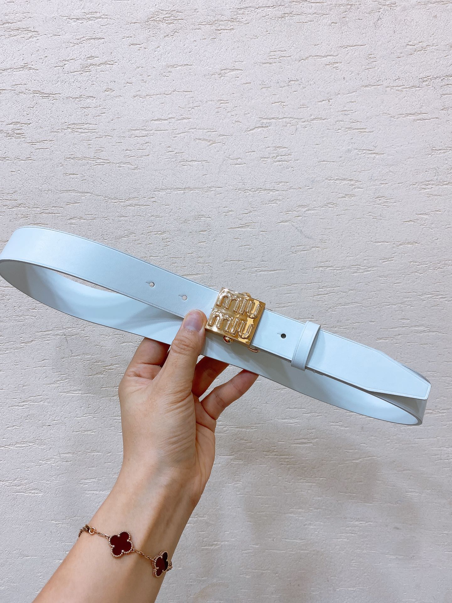 【即発】★ ミュウミュウ 新作 レディースベルト コピー 30mm