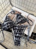 高品質♪♪♪ 2024 ドルチェ&ガッバーナ 新作 水着レディース ホルターネック上下セット 偽物