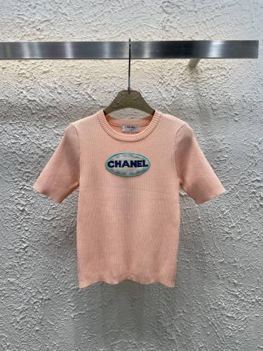 使い勝手良 2025 シャネル 新作 半袖Tシャツ スーパーコピー