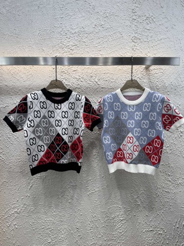 人気爆発☆ 2025 グッチ 新作 半袖Tシャツ 偽物 2色