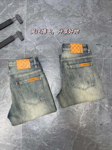 送料込 2025 ルイヴィトン 新作 ジーンズ コピー