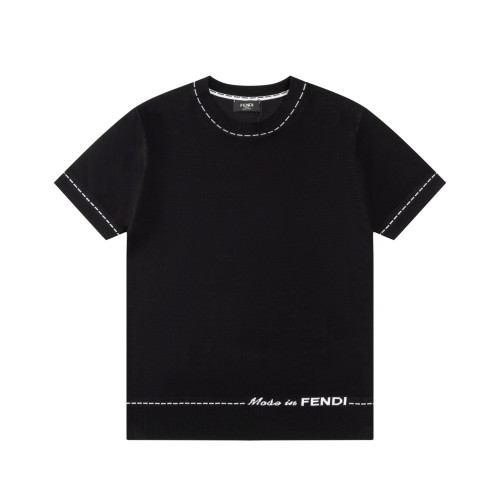 完売必至 ★ 2025 フェンディ 新作 半袖Tシャツ 偽物