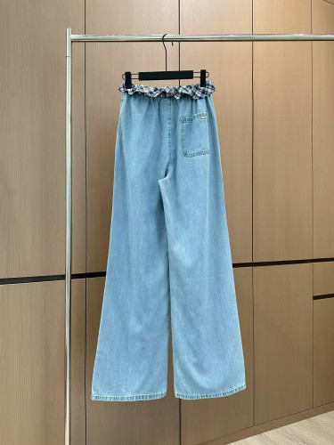 一目惚れ♪ 2025 ミュウミュウ 新作 ジーンズ コピー