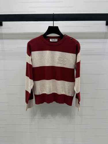 一目惚れ♪ 2025 ミュウミュウ 新作 ニット コピー