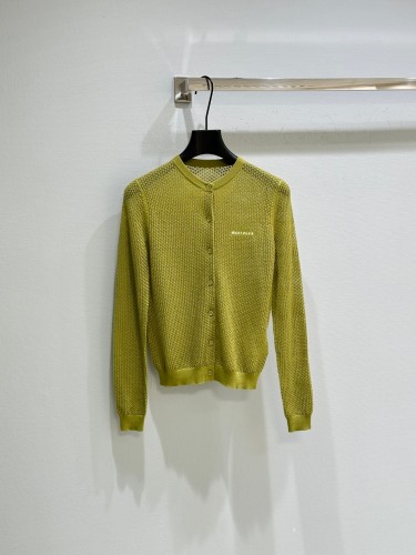 最安値挑戦 2025 ミュウミュウ 新作 ニット スーパーコピー