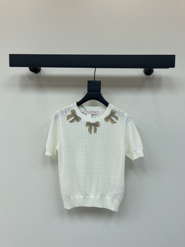 超希少！2025 ヴァレンティノ 新作 半袖Tシャツ コピー 2色