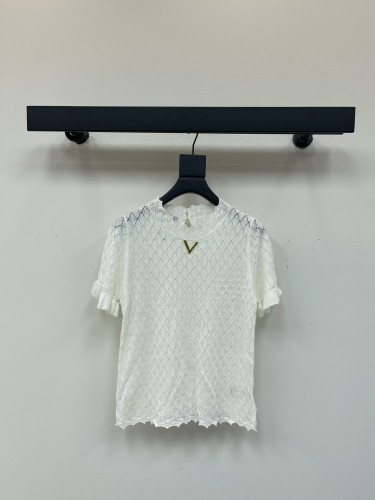 希少♪限定 2025 ヴァレンティノ 新作 半袖Tシャツ 偽物 2色