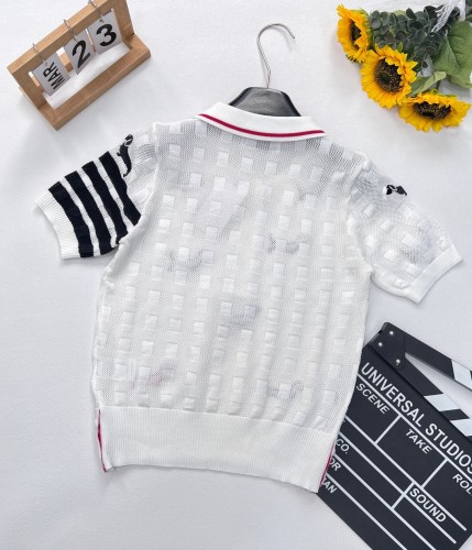 完売必至 2025 トム·ブラウン 新作 半袖Tシャツ 偽物