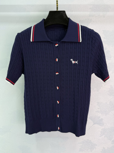 お洒落 2025 トム·ブラウン 新作 半袖Tシャツ スーパーコピー 2色