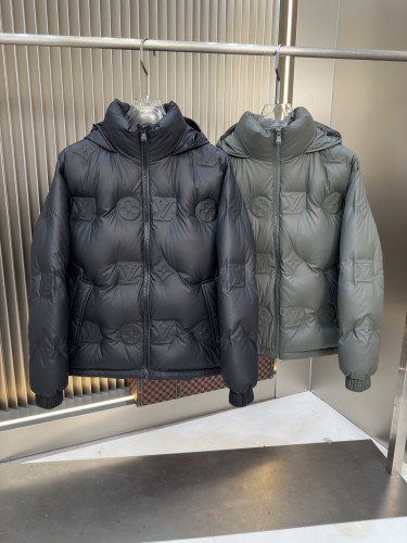 人気急上昇 2025 ルイヴィトン 新作 ダウンジャケット 偽物 2色