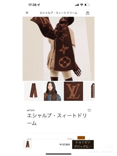 《人気★》2026 ルイヴィトン 新作 マフラー ウール スーパーコピー