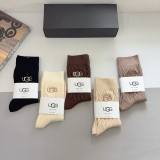 最安値挑戦 2026 アグ 新作 ソックス コピー 5足セット
