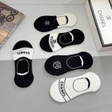 使い勝手良 2026 シャネル 新作 ソックス スーパーコピー 5足セット