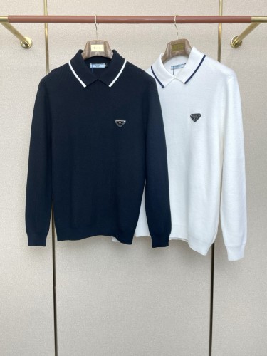 目を惹くカラー 2026 プラダ 新作 ニット 偽物 2色