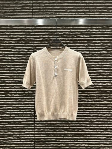 高品質 2026 ミュウミュウ 新作 半袖Tシャツ コピー  3色