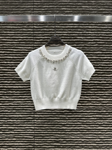 肌触り最高な 2026 シャネル 新作 半袖Tシャツ 偽物 2色