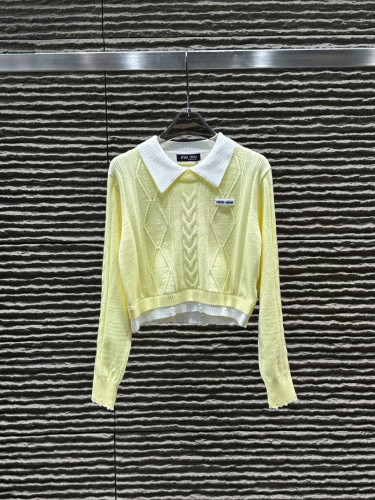 ☆超人気☆  2026 ミュウミュウ 新作 ニット 偽物