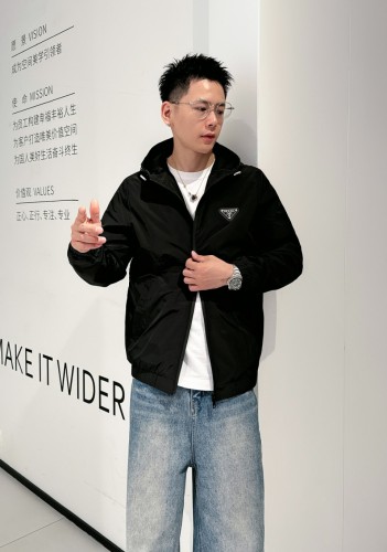 肌触り最高な 2026 プラダ 新作 ジャケット コピー