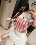 入手困難！2026 シャネル 新作 半袖Tシャツ 偽物 2色