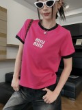 人気急上昇新作 2026 ミュウミュウ 新作 半袖Tシャツ 偽物