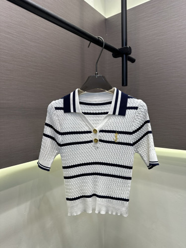 世界中で大人気♪ 2026 サンローラン 新作 半袖Tシャツ 偽物 2色