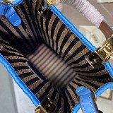 大人気!!新色すぐ届 フェンディ ミニショッパーバッグ コピー ラフィア 8BS051AFQPF1ELX