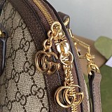 累積売上総額第１位！グッチ〔オフィディア 偽物〕GG ミディアム トップハンドルバッグ guo99390