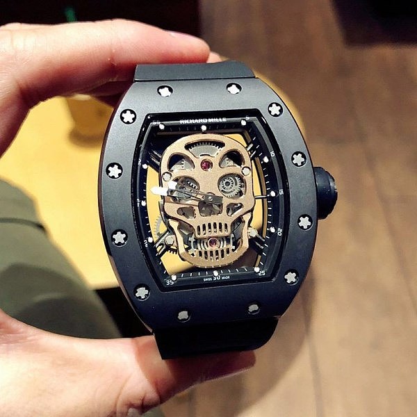限定希少!リシャール・ミル トゥールビヨン スカル ナノセラミック RM5201
