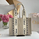 ★日本!!人気！クロエ woody コピー★トートバッグ◇キャンバス＆レザー chf79354