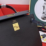 大人気!!新色エルメス ケリー 28 エトゥープ 偽物ハンドバッグhe26001