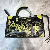 バレンシアガ シティM ハンドバッグ 偽物 グラフィティ クラシック bad62919